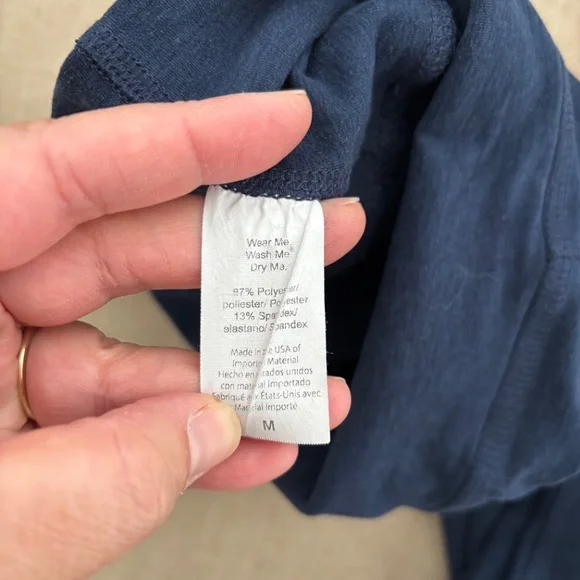 Beyond Yoga Nocturnal Navy Spacedye All Day Flare High Waisted Pant - Size Med - Picture 3 of 7